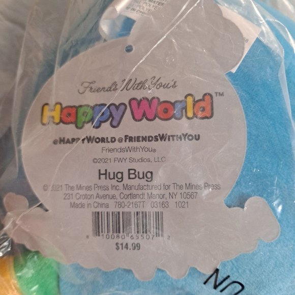 Happy World Hug Bug Plush 14” Friends with You - Picture 2 of 4